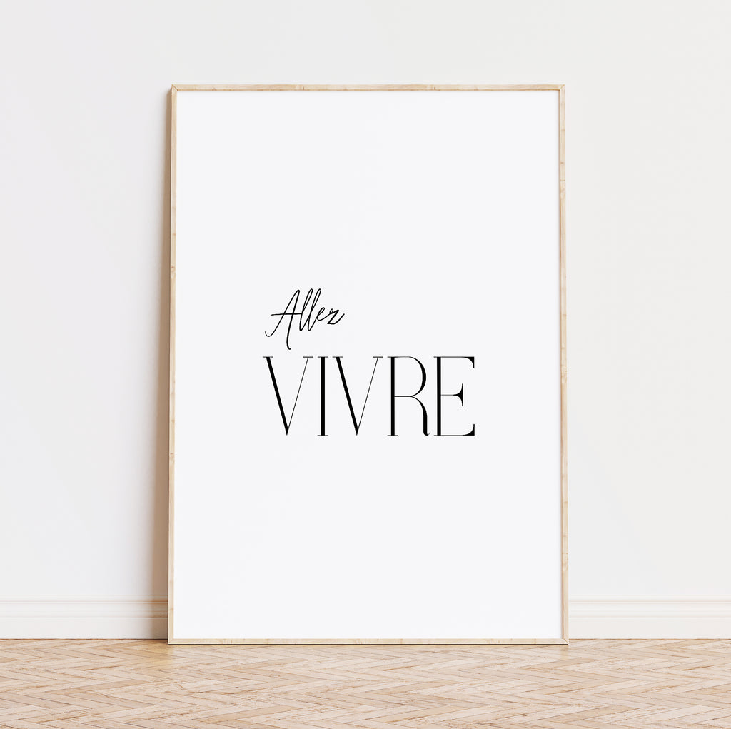 Allez Vivre Posters