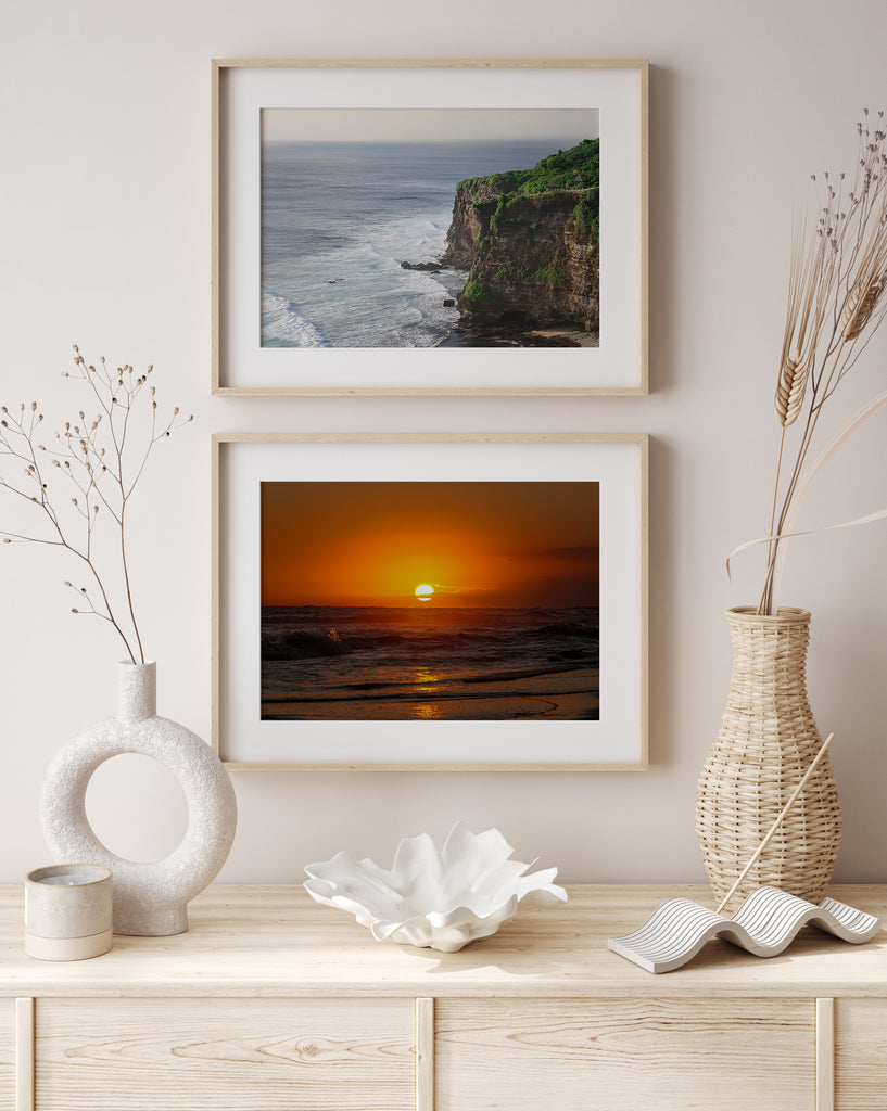 Beach Sunset Wall Poster