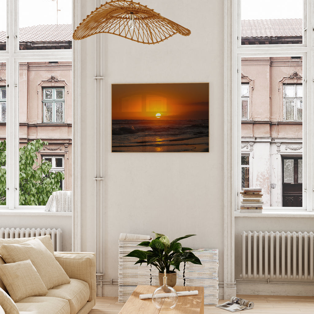 Beach Sunset Wall Poster