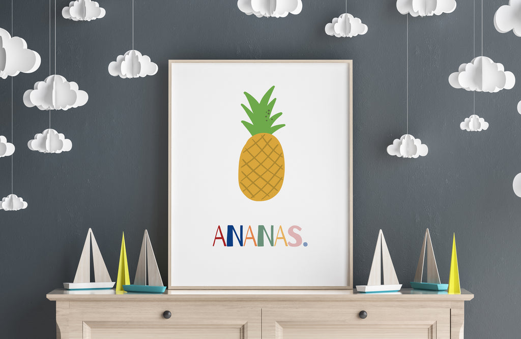 Ananas Fruit Poster