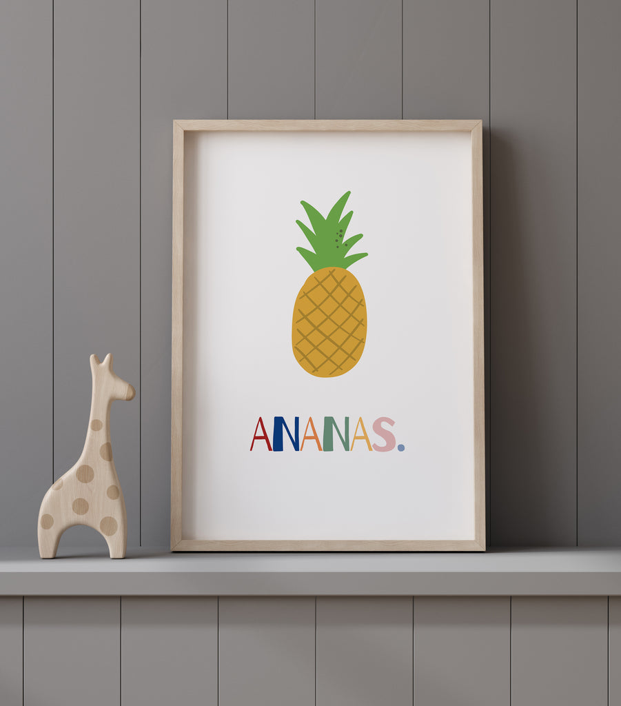 Ananas Fruit Poster