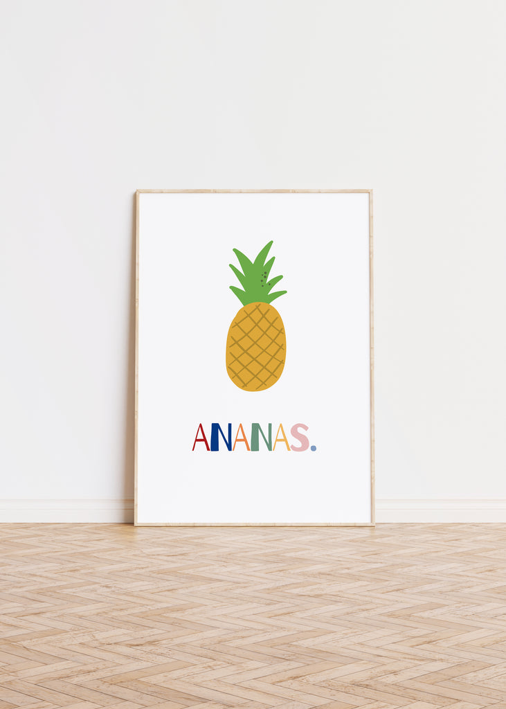 Ananas Fruit Poster