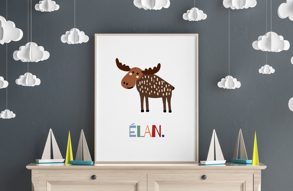 Moose Wall Prints | Kids Wall Prints | studio5prints