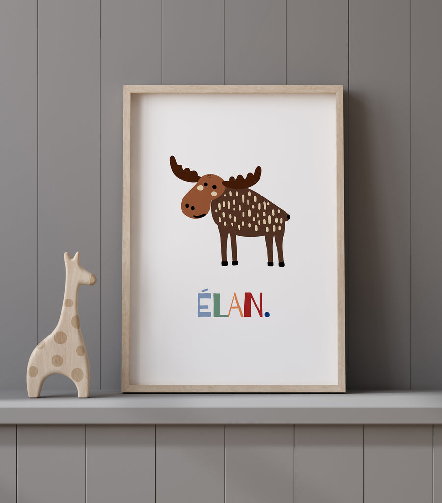 Moose Wall Prints | Kids Wall Prints | studio5prints