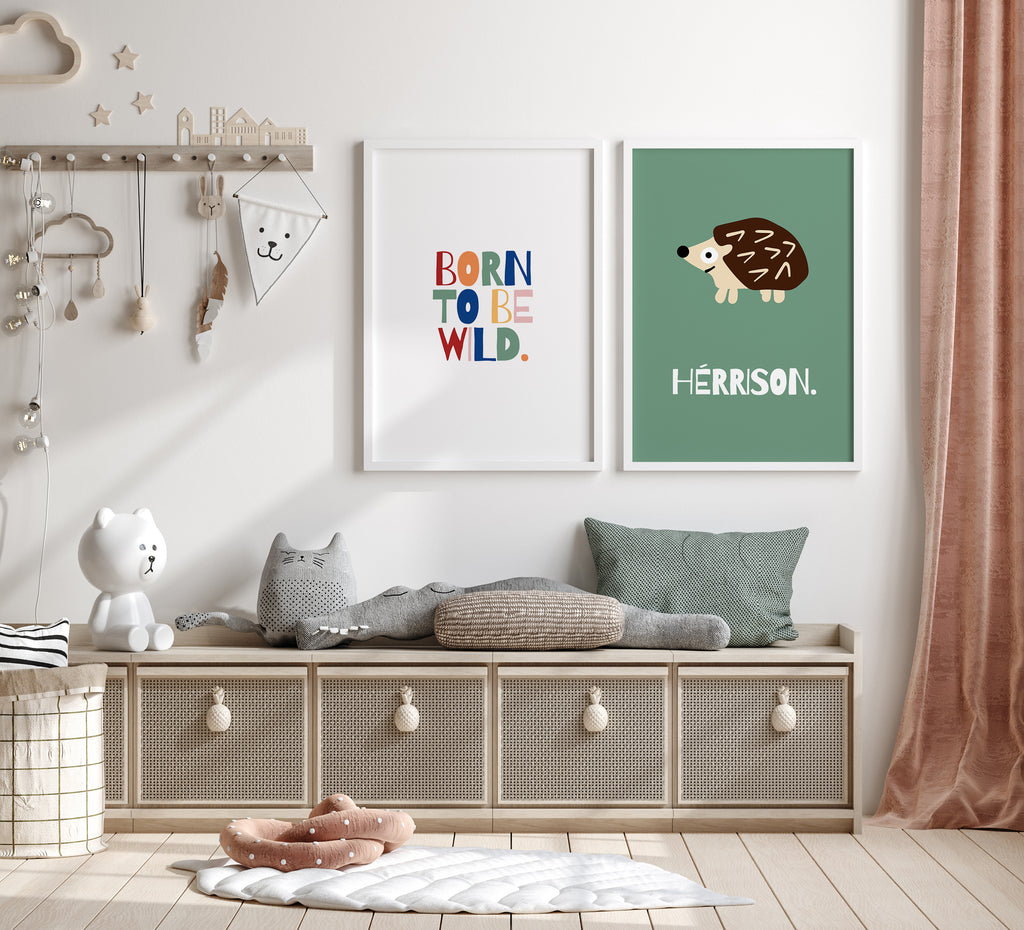 Animal Illustration Prints | Kids' Room Decor | studio5prints