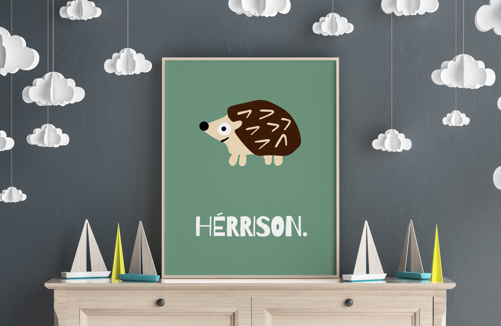 Animal Illustration Prints | Kids' Room Decor | studio5prints