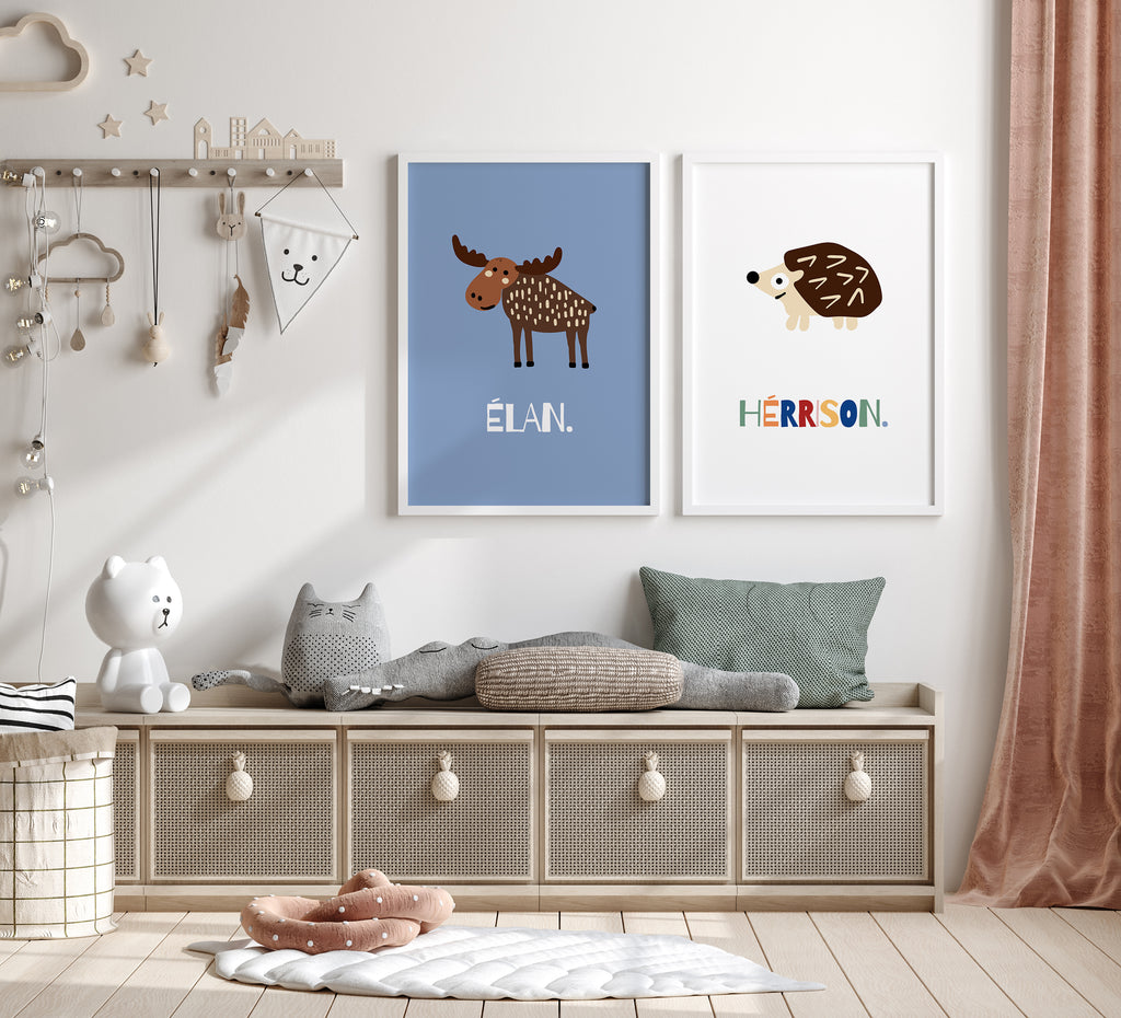 Hedgehog Wall Art | Hedgehog Wall Prints | studio5prints