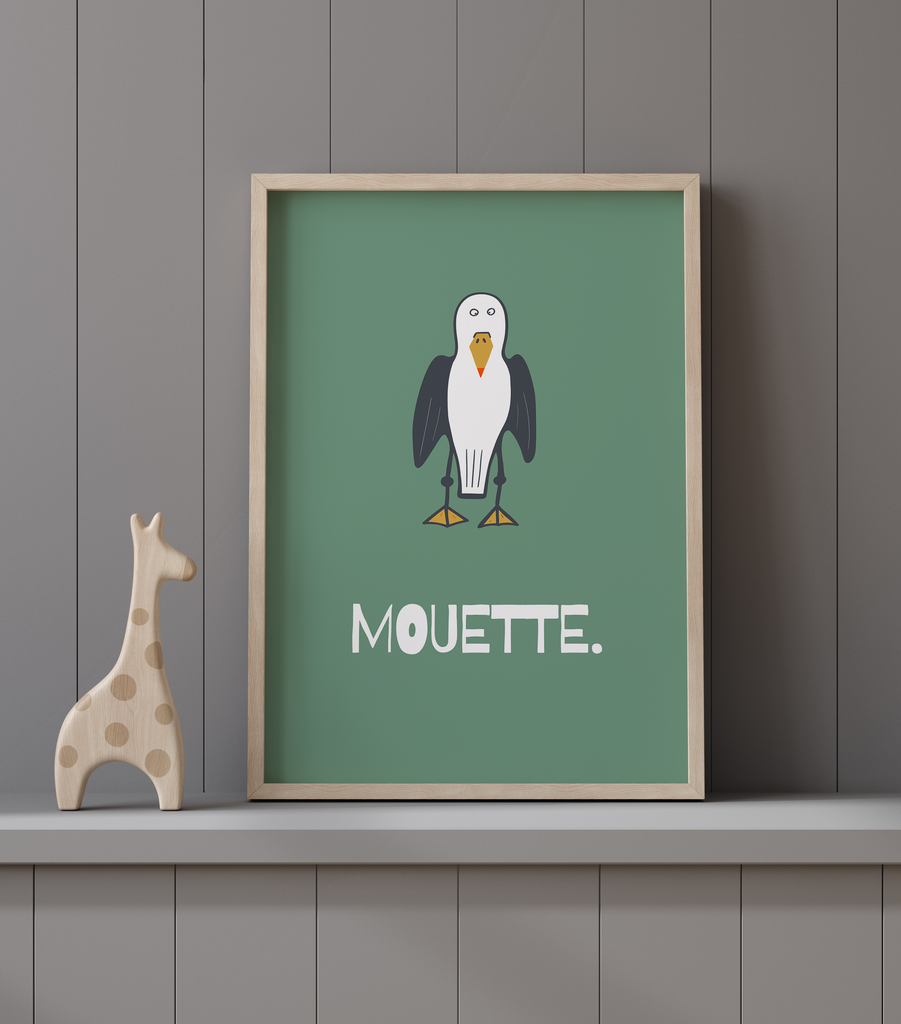 Mouette Green Poster 