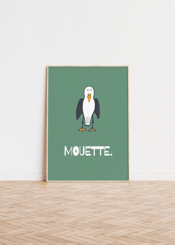 Mouette Green Poster 