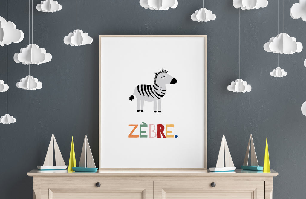 Zebra Print Wall Art